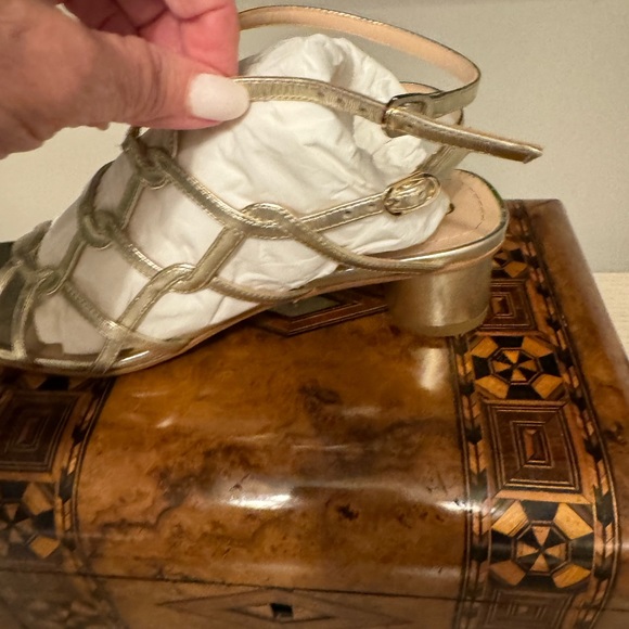 Dior gold sandals - Picture 7 of 10